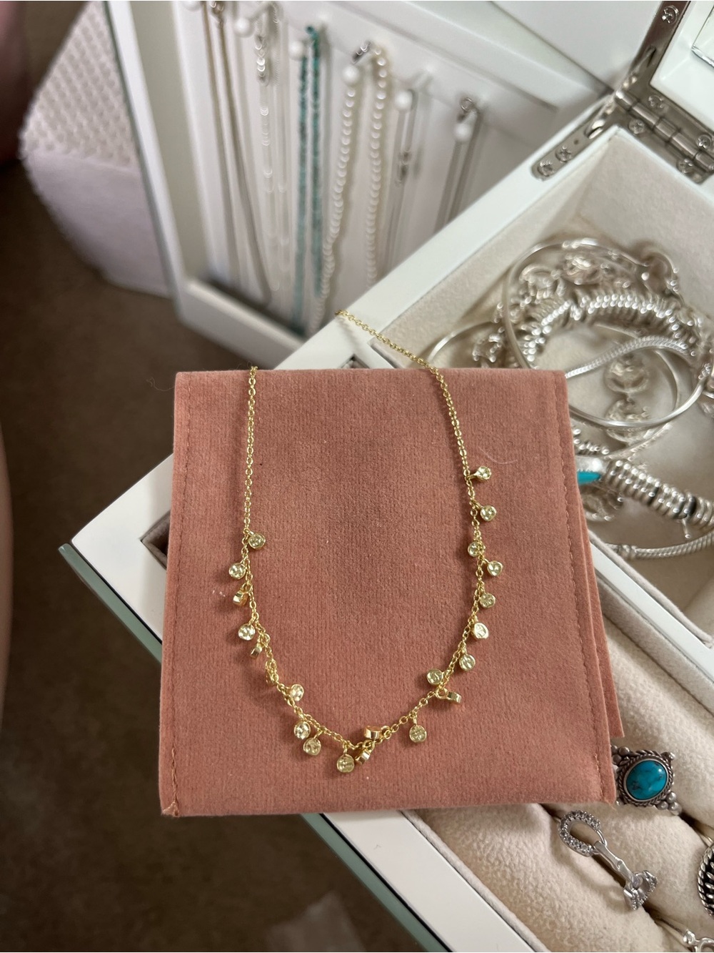 Gorjana Gold Dainty Charm Necklace